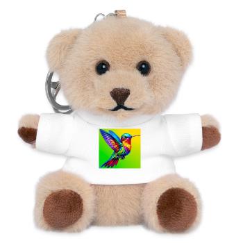 hummingbird - Teddy Keyring - white - Front