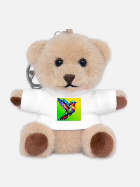 Kolibri - Teddy Schlüsselanhänger - Weiß