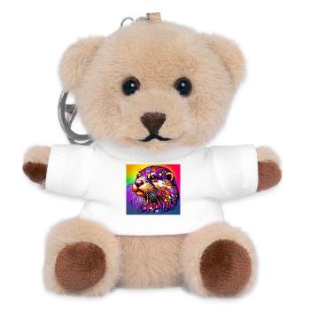 otter - Teddy Keyring - white - Front