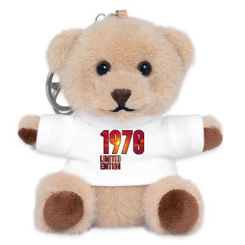 Design Vintage Sunset 1970 Edition - Teddy Keyring - white - Front