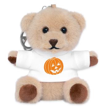 Halloween - Porte-clés ourson - blanc - Devant