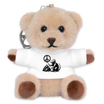 Rat calls for peace - Teddy Keyring - white - Front