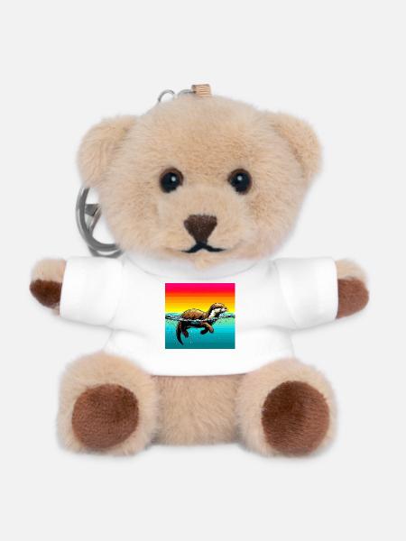 Otter - Teddy Schlüsselanhänger - Weiß