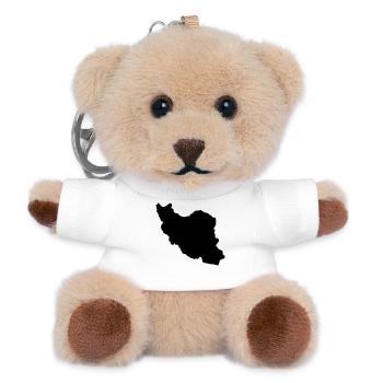 Iran Silhouette - Teddy Keyring - white - Front