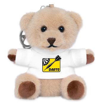 Dart,DartsDARTS - Teddy Schlüsselanhänger - Weiß - Vorne