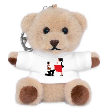 Šij, luby šewco šij... - Teddy Keyring - white - Front