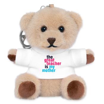 Mein Mama Mein Bestes Lehrer-Shirt - Teddy Schlüsselanhänger - Weiß - Vorne
