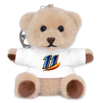 Number 11 Soccer Shirt Winger Speed - Teddy Keyring - white - Front