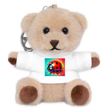 ladybird - Teddy Keyring - white - Front