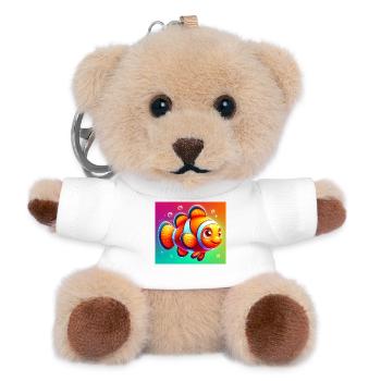 Clownfish - Teddy Keyring - white - Front