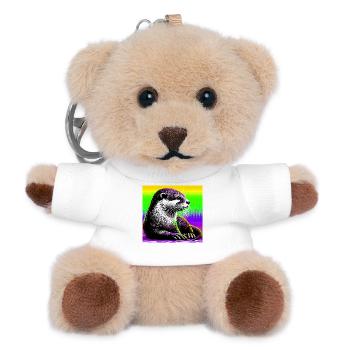 Otter - Teddy Schlüsselanhänger - Weiß - Vorne