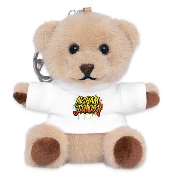 Akram Junior Graffiti - Teddy Schlüsselanhänger - Weiß - Vorne