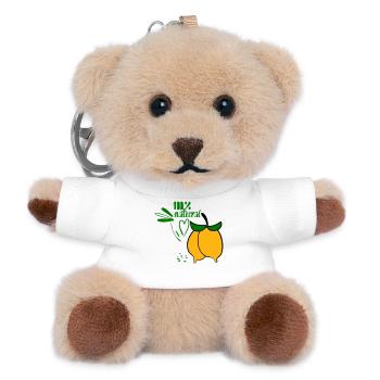 Zitronen - Teddy Schlüsselanhänger - Weiß - Vorne