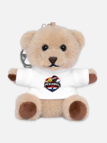 Netherlands - Teddy Keyring - white