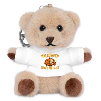Halloween Party - Halloween That's My Game - Teddy Schlüsselanhänger - Weiß - Vorne