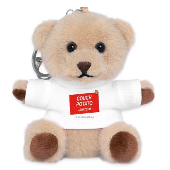 Couch Potato Run Club - Teddy Schlüsselanhänger - Weiß - Vorne