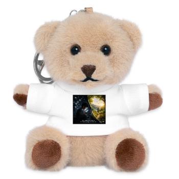 non_aux_écrans - Teddy Schlüsselanhänger - Weiß - Vorne