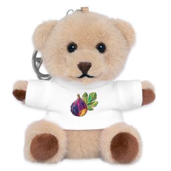 Poly Feige - Teddy Schlüsselanhänger - Weiß - Vorne