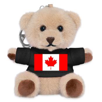Canada - Teddy Keyring - black - Front
