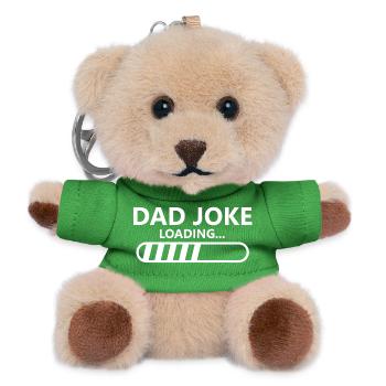 Dad Joke Loading Father's Day - Teddy Schlüsselanhänger - Grün - Vorne