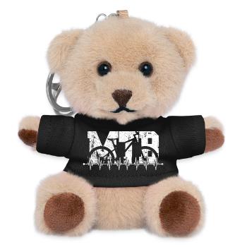 CyclePulse Rider - Teddy Keyring - black - Front