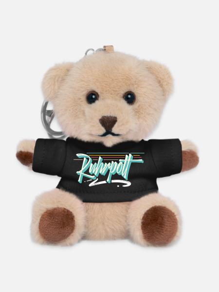 Ruhrpott - Teddy Schlüsselanhänger - Schwarz