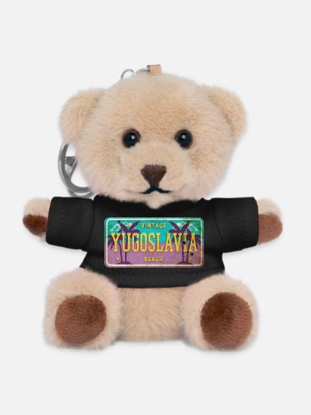 Yugoslavia vintage sign - Teddy Keyring - black