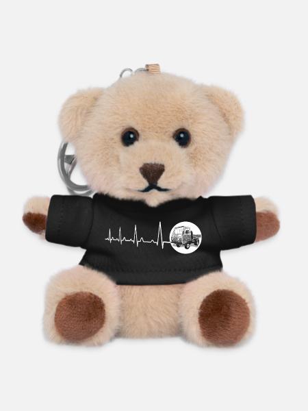 Herzschlag - Multicar M25 - Teddy Schlüsselanhänger - Schwarz