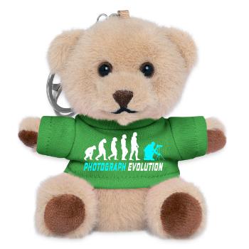 Photograph Evolution - Teddy Keyring - green - Front