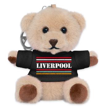 Liverpool Vintage - Teddy Schlüsselanhänger - Schwarz - Vorne