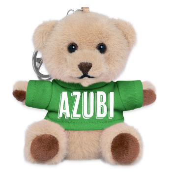 Azubi Tshirt Geschenkidee 23 - Teddy Schlüsselanhänger - Grün - Vorne