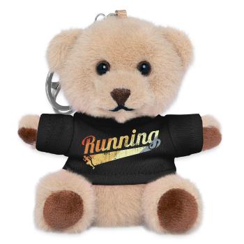 Vintage Laufen - Teddy Schlüsselanhänger - Schwarz - Vorne