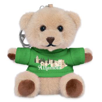 Alhambra (dark) - Teddy Keyring - green - Front