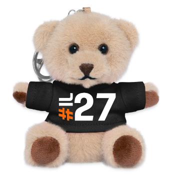 IL27-KARTON - Teddy Schlüsselanhänger - Schwarz - Vorne