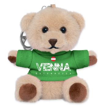 Vena Österreich Distressed Logo - Teddy Keyring - green - Front