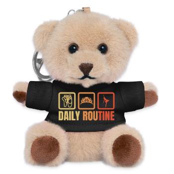 Ballet Daily Routine - Teddy Keyring - black - Front
