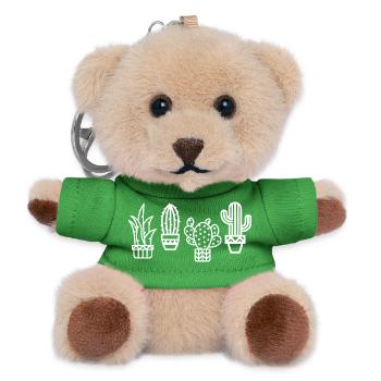 cactus favorite plant cacti icon cactus icon - Teddy Keyring - green - Front