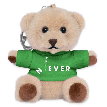 Niemals Grenzen schneiden Scherendesign - Teddy Schlüsselanhänger - Grün - Vorne