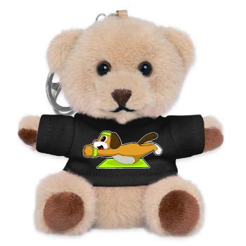 Dog Abdominal Training Bodybuilding - Teddy Keyring - black - Front