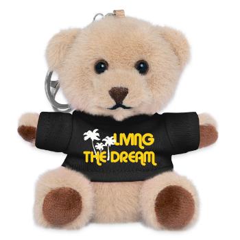 LIVING THE DREAM - Teddy Keyring - black - Front