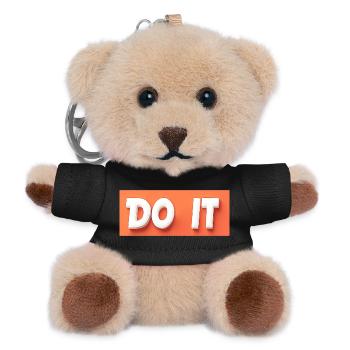 DO IT! Customizable - Teddy Keyring - black - Front