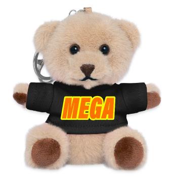 MEGA - Teddy Keyring - black - Front