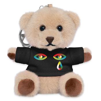 Ton ignorance me fait pleurer - Porte-clés ourson - noir - Devant