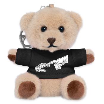 Leben und Knochenreichweite - Teddy Schlüsselanhänger - Schwarz - Vorne