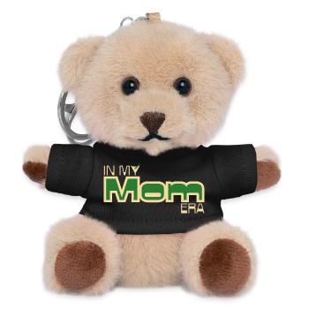 In My Mom Era – Retro Mom Statement in Green - Teddy Keyring - black - Front