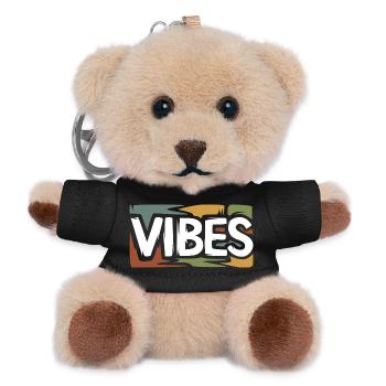 VIBES Chemise graphique rétro streetwear - Porte-clés ourson - noir - Devant