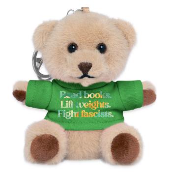 Read books. Lift weights. Fight fascists. - Teddy Keyring - green - Front