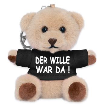 Car - Teddy Keyring - black - Front