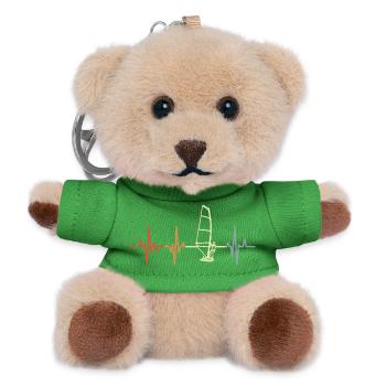 4. Juli USA Cheerleaderin - Teddy Schlüsselanhänger - Grün - Vorne
