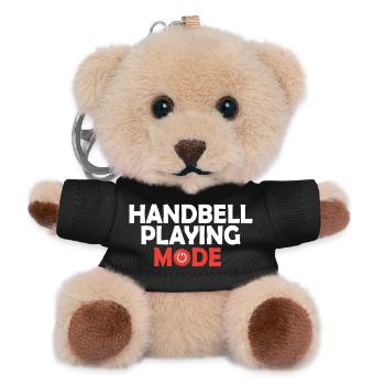 Choir Music Instrument Handbell Choir - Teddy Keyring - black - Front